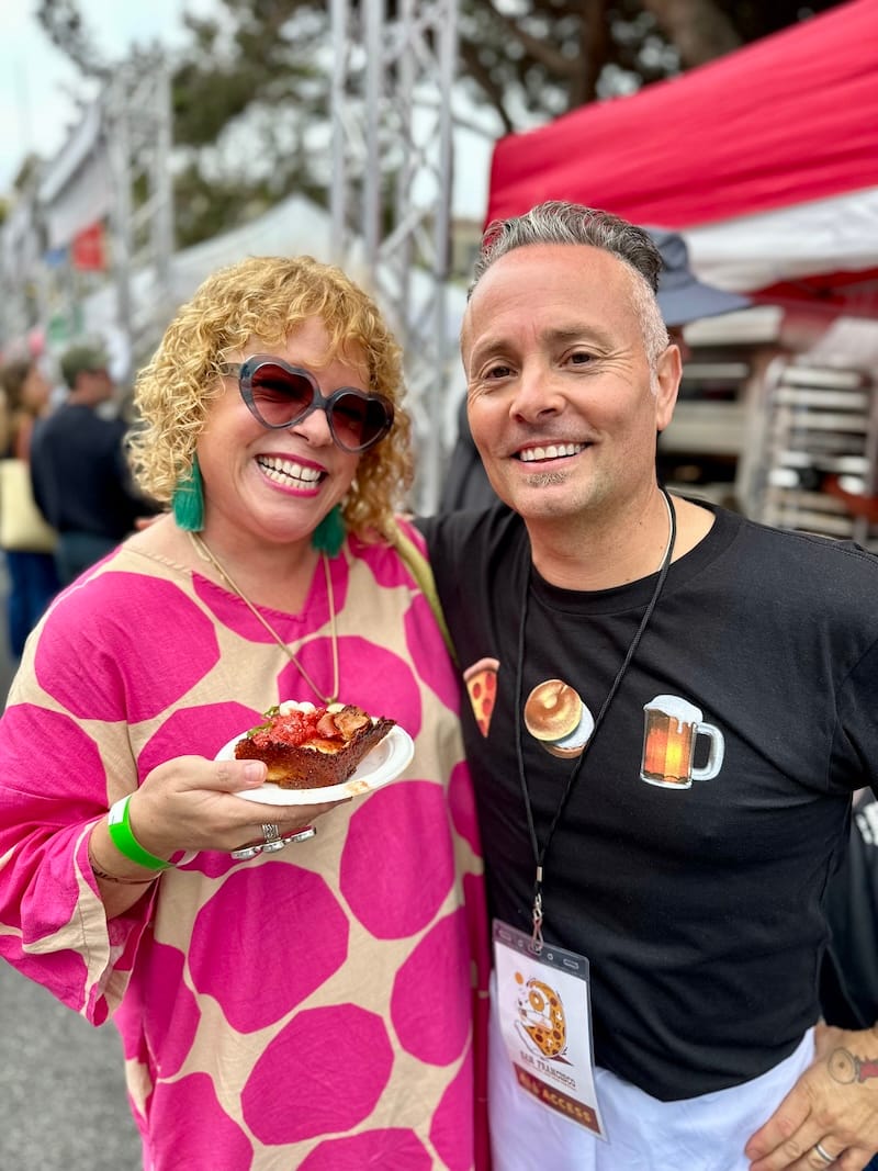 Your tablehopper with festival creator and host Tony Gemignani. 