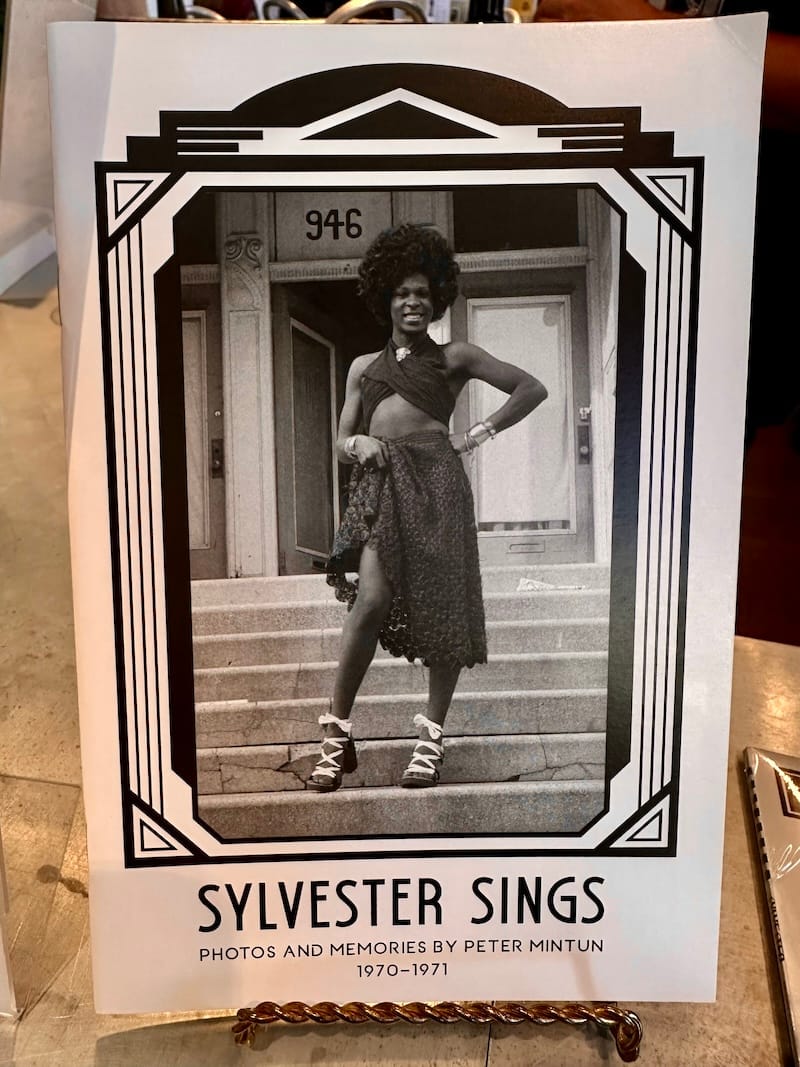 The booklet that comes with the recently released Sylvester – Private Recordings, August 1970 from Dark Entries Records. Photo: © tablehopper.com.