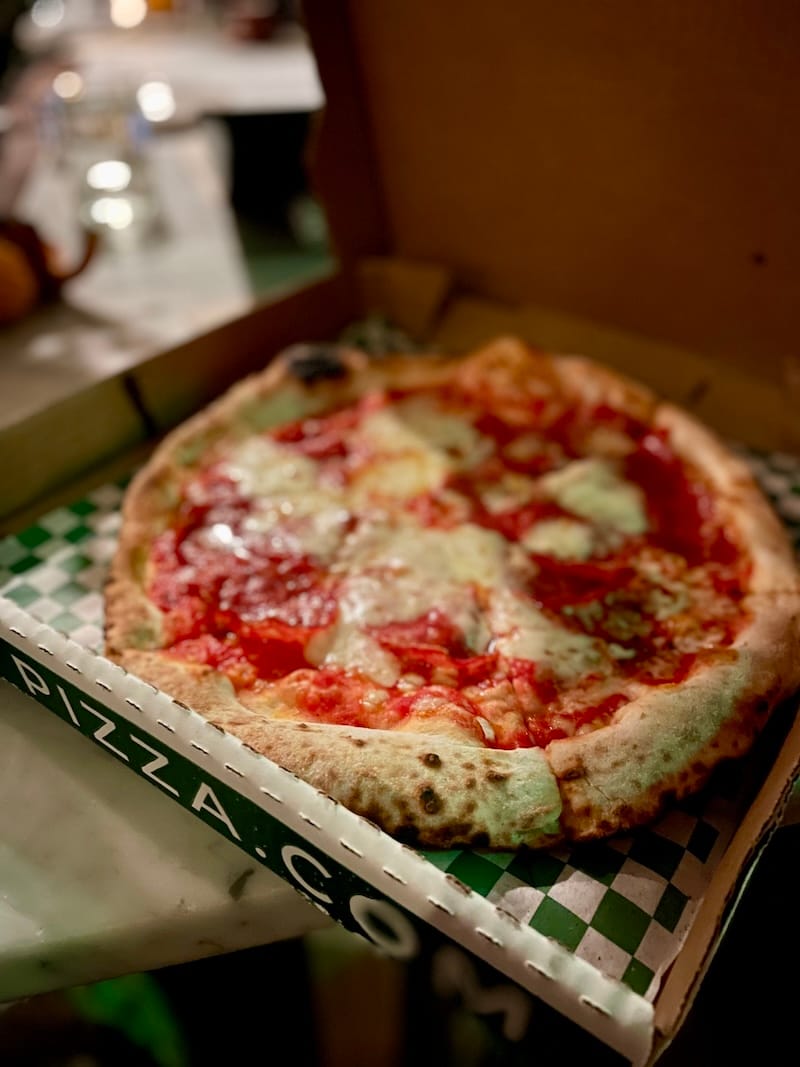 Pizza to go from A16 in SF. Photo: © tablehopper.com.