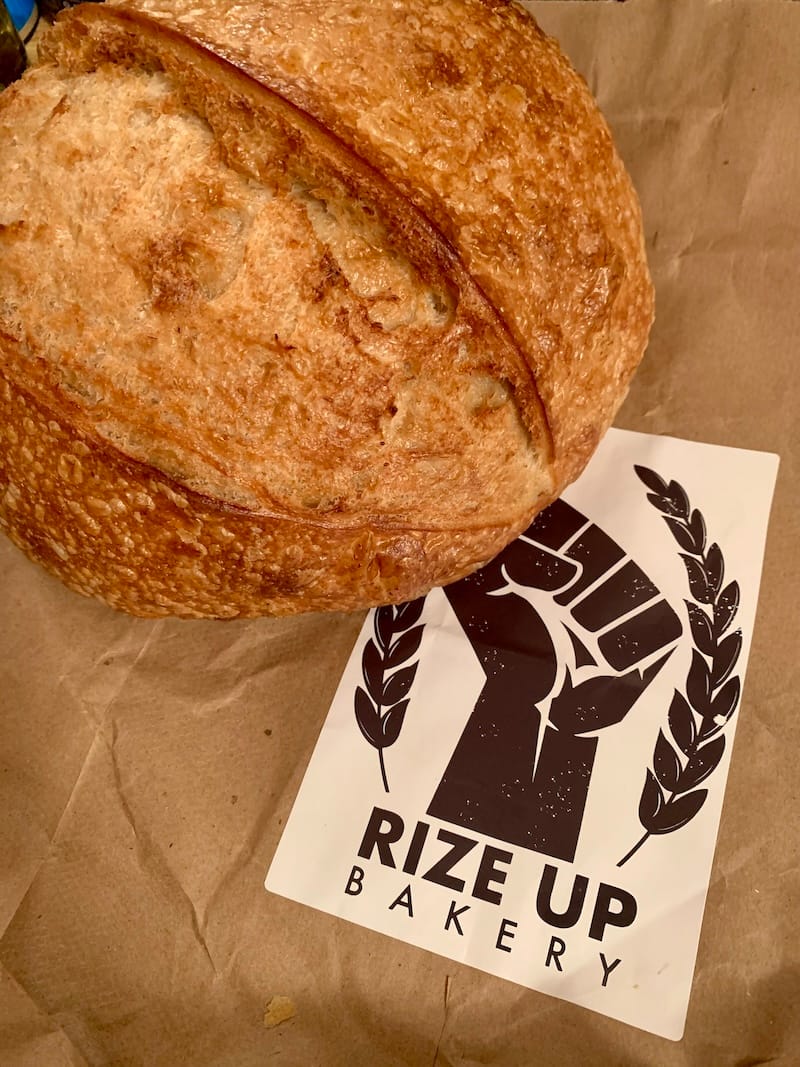 One of Rize Up Bakery’s epic loaves of bread. Photo: © tablehopper.com.