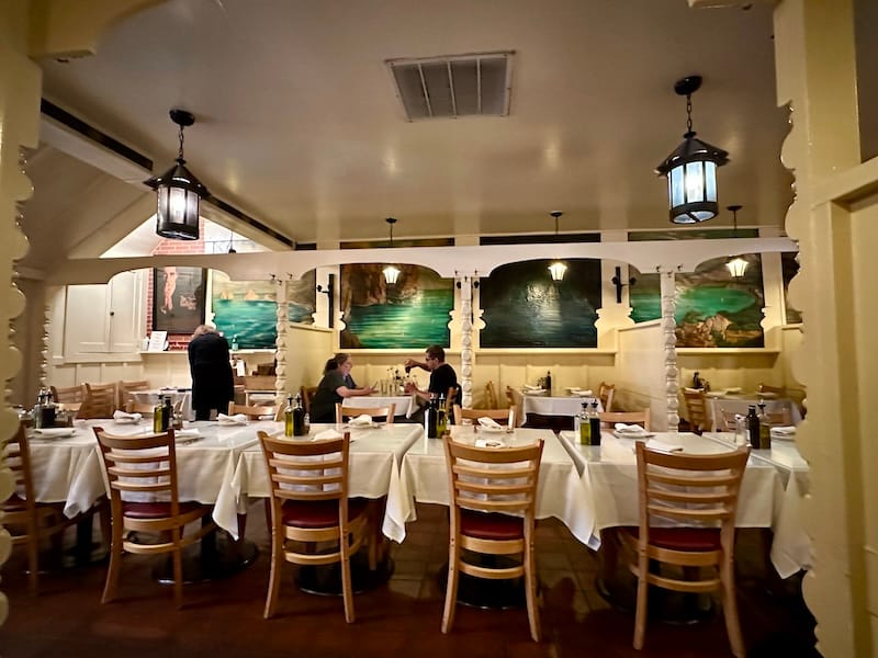 The charming vintage dining room at Tommaso’s. Photo: © tablehopper.com.