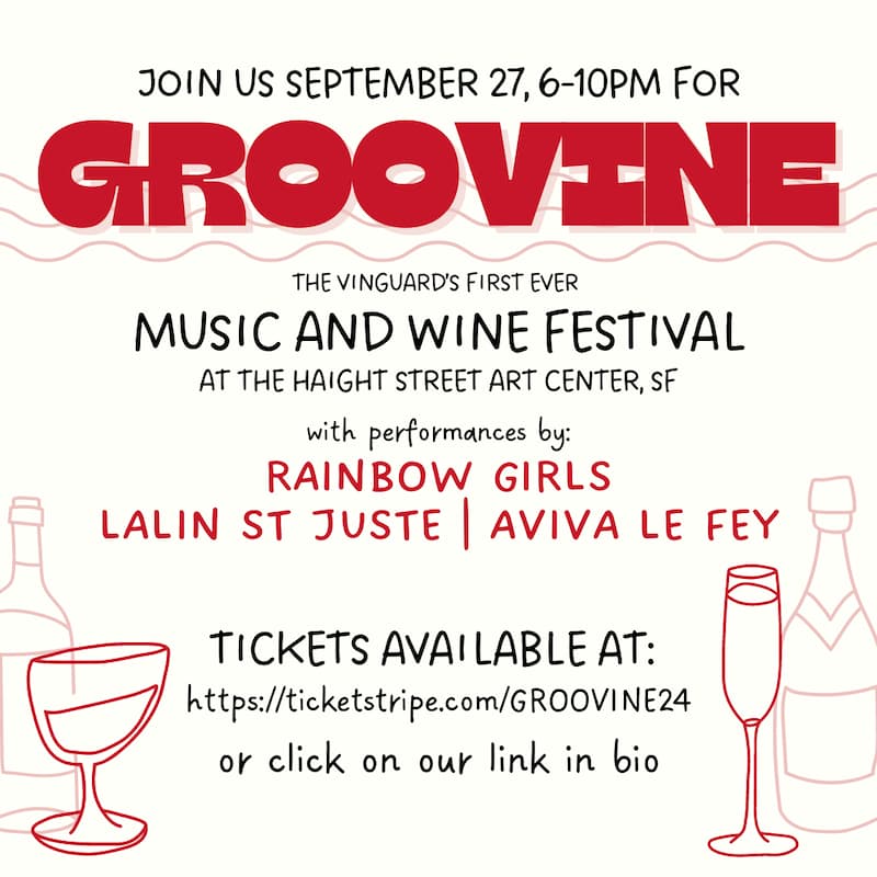 Groovine Music and Wine Festival will be The Vinguard’s first major fundraising event.