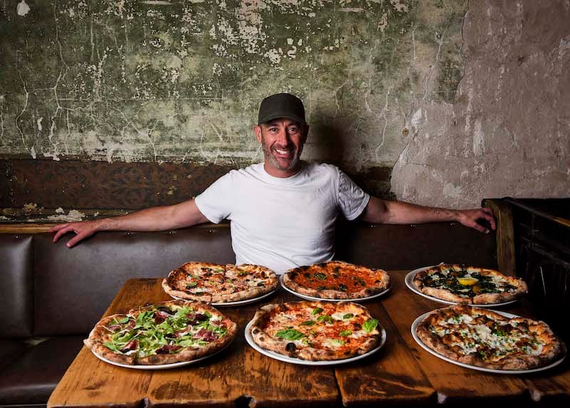 Chef and pizza artist Dan Richer is bringing his creations to the City for one night only. Photo courtesy of Robin & Sue Photography.