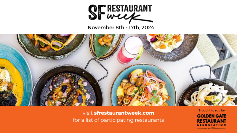 Click for a list of participating restaurants for Fall SF Restaurant Week!