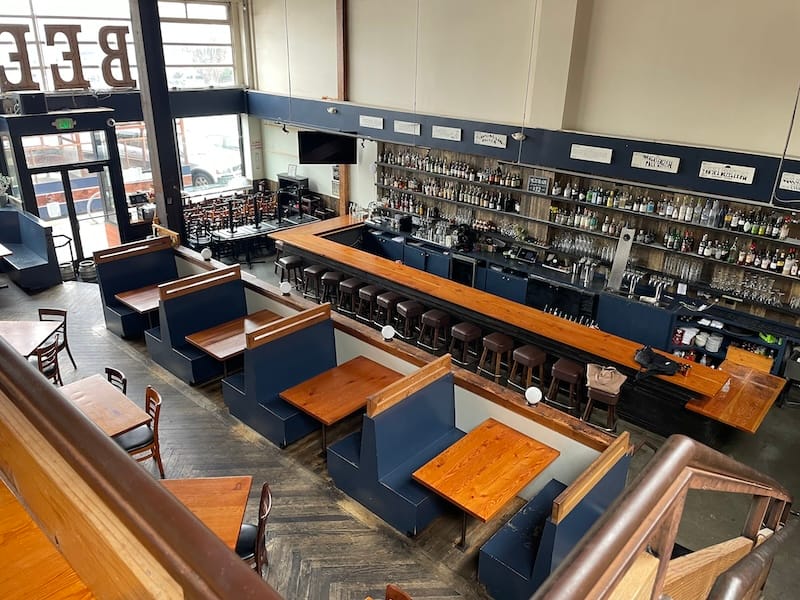 The former interior of Sunset Reservoir Brewing Company is going to be given an upgrade into a lush, inviting, Mediterranean space. Photo courtesy of Brian Reccow.