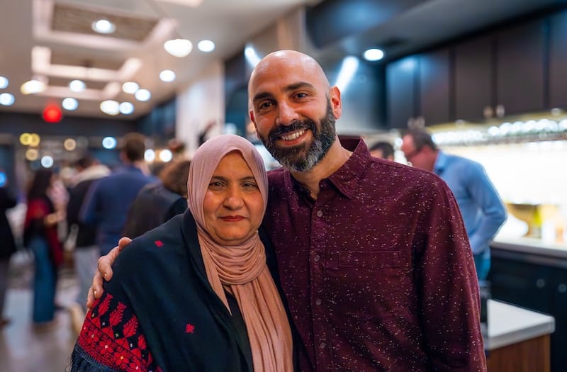 Chef Mama Lamees and Samir Salameh, partners in the upcoming Falasteen. Photo: John Avalos.