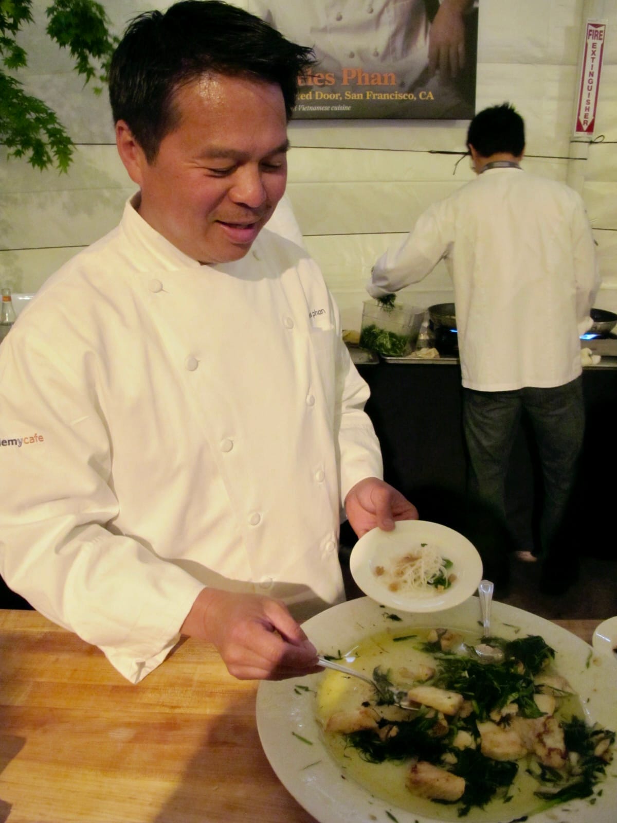 Charles Phan at Pebble Beach Food & Wine in 2010. Photo: © tablehopper.com.