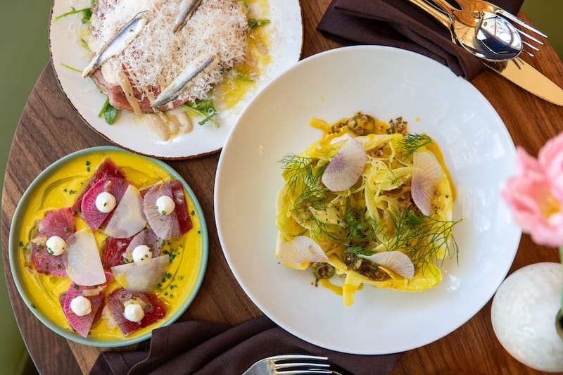 Seasonal salads and appetizers. Photo: Matthew Stewart/juicypear.co. 